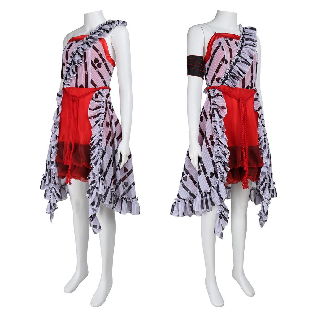 Alice In Wonderland Cosplay Costume For Women With Chiffon Dress Halloween Dress Up