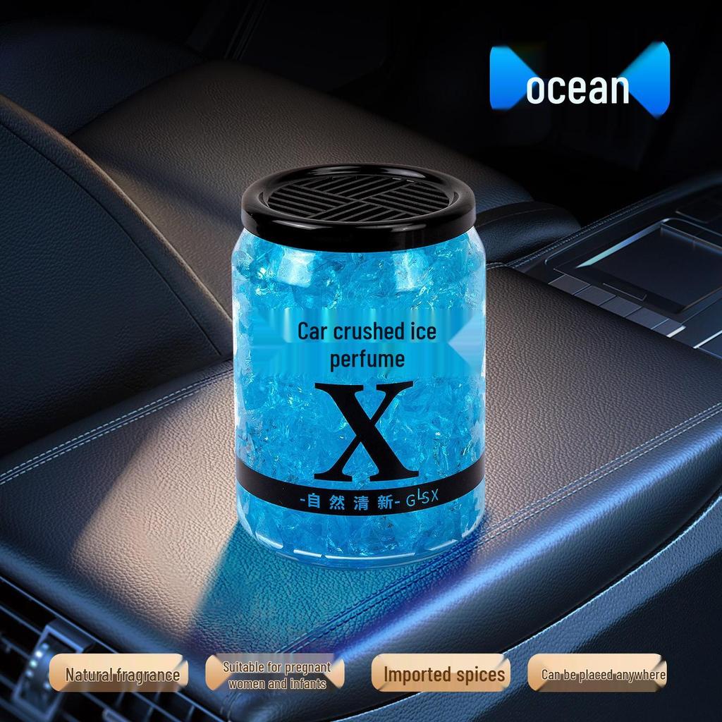 Car Interior Solid Aroma Diffuser: Crushed Ice Scent Air Freshener Deodorizer.