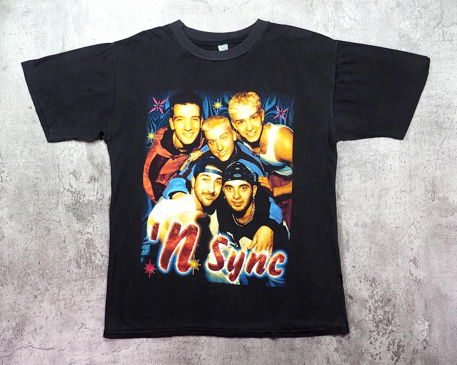 

Vintage 1990s NSYNC Bootleg Shirt Size L M