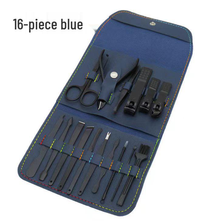 Stainless Steel 16-Piece Nail and Beauty Set