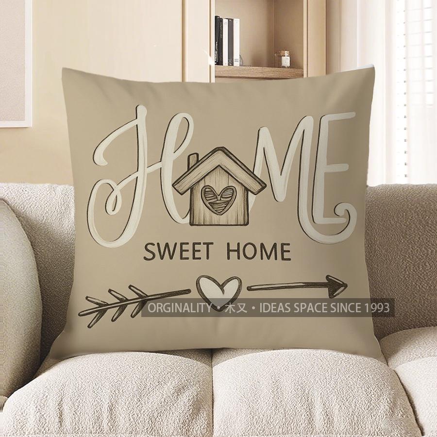 Home Decor Basket of Cotton Flowers with Checkered Bow Pillow Pattern Cushion Cover Suitable for Sofa Bedroom Car Pillow Cover