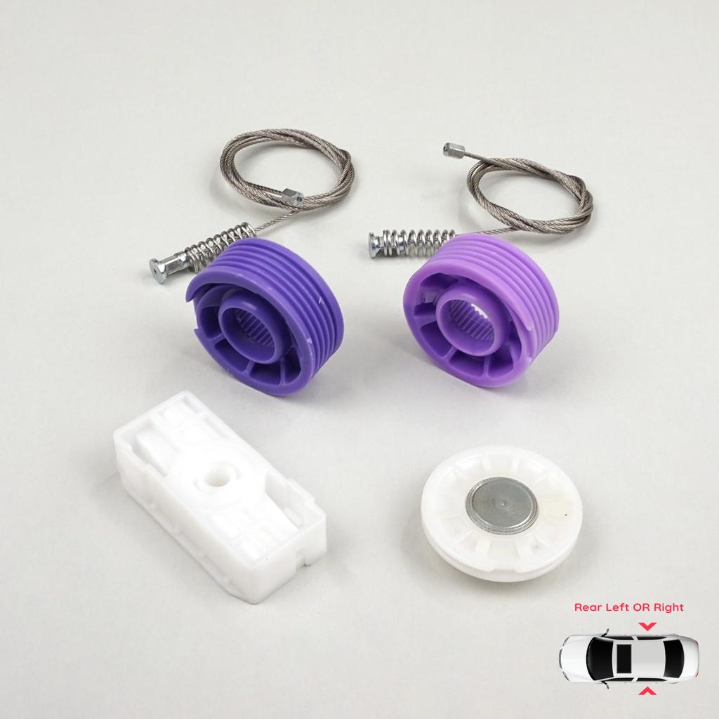 BWR5261  Power Window Regulator Repair Kit Rear for Bentley Continental MK1 GT GTC 3W 393 394 2003-2011 Coupe Convertible