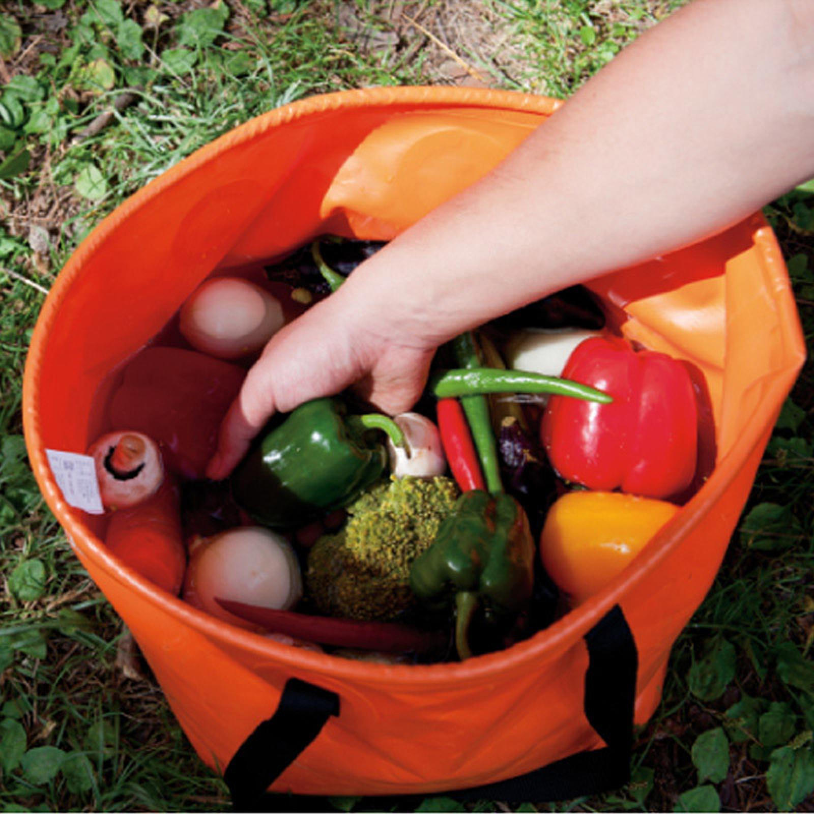 

Compact Bucket for Camping And Fishing, Water Storage Solution чорний