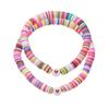 Sister Friendship Bracelet Adjustable Beaded Bohemian Bracelet Colorful Polymer Clay Beads Big Sis Bracelet Gift for Women Friends