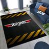 2026 Top Gun Tom Cruise Fighter Sign Art Carpet Rug for Bedroom Living Room Sofa Home Doormat Decor,Large Kid Non-slip Floor Mat