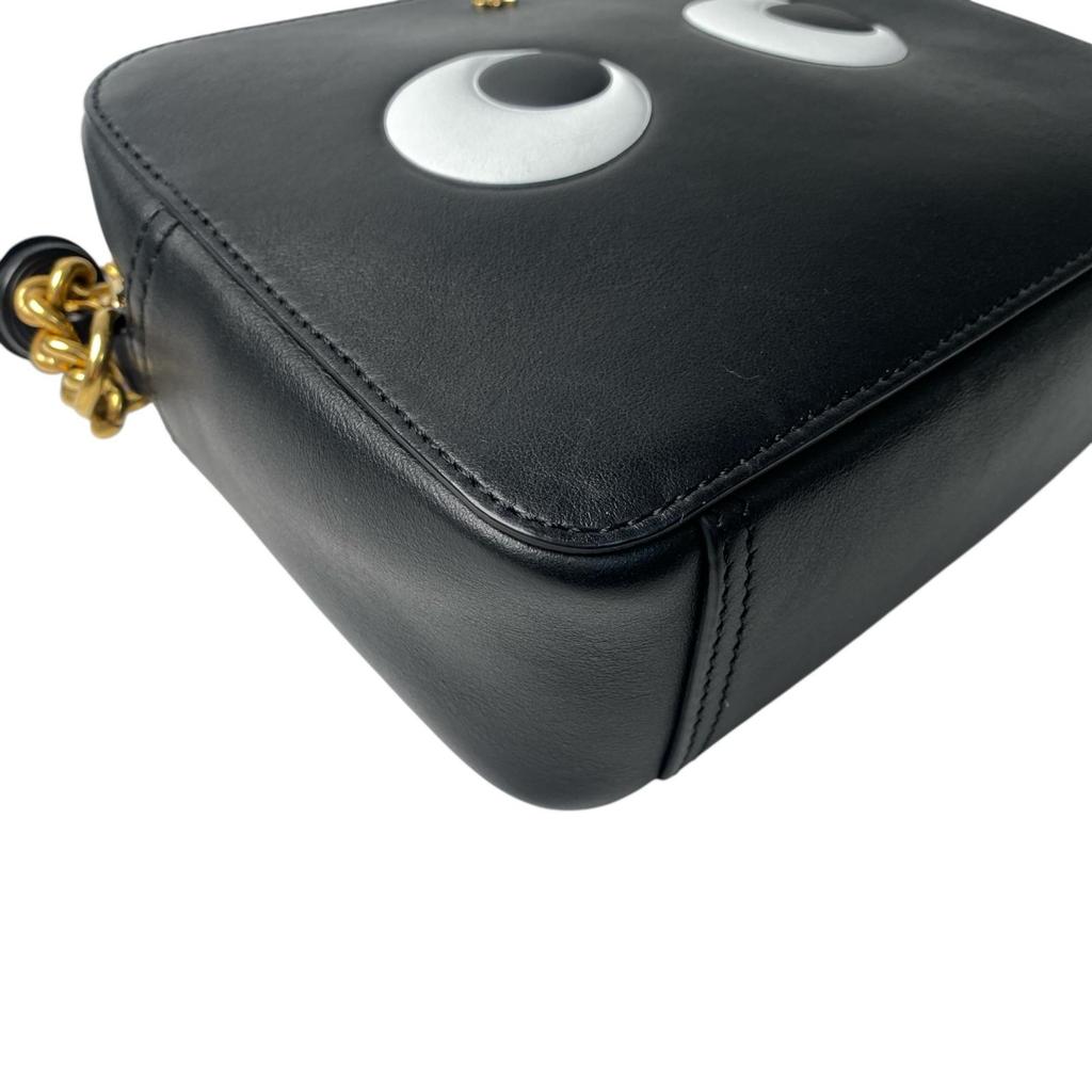 Used Anya HindmarchShoulder Bag black leather Women