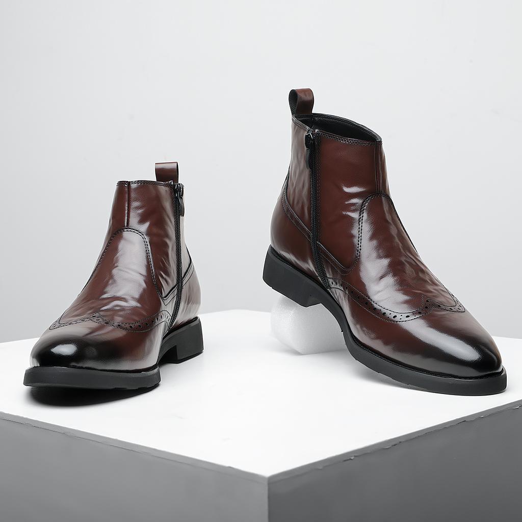 Men Boots High Top Shoes Fashion Style Winter Walking and Commuting Casual Outdoor Travel Seasonal Everyday Footwear Sizes 38-44