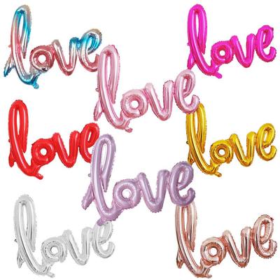 LOVE Letters Aluminum Foil Balloon for Wedding, Valentine's, and Proposal Decorations