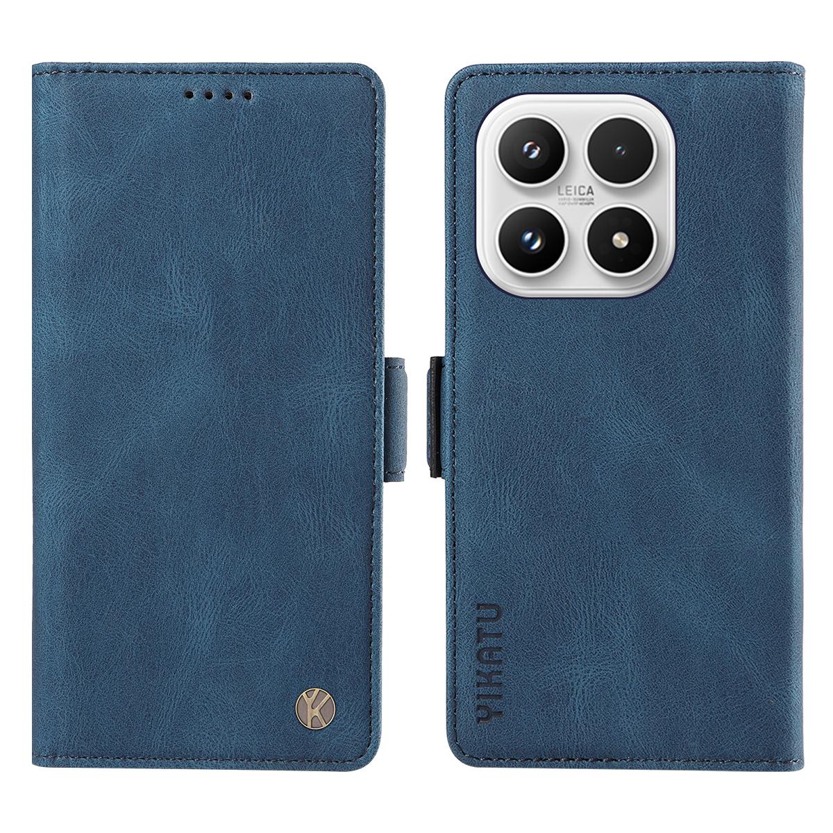 

For Xiaomi 17 Leather Case YIKATU YK-005 Skin-touch Feeling Wallet Phone Cover