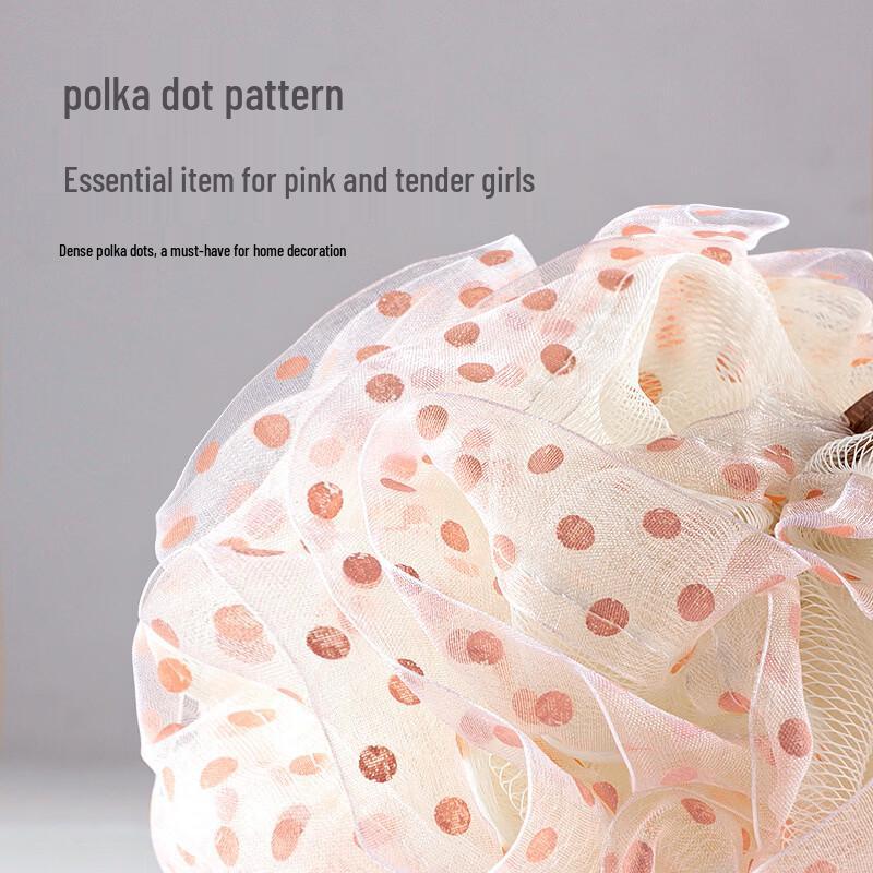 Soft Polka Dot Bath Sponge