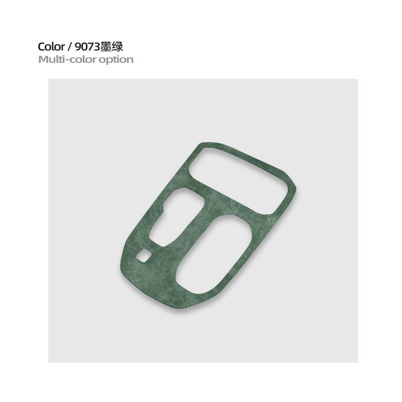 For ZEEKR 009 2022 2023 2024 2025, Super Suede Car Central Control Gear Shift Panel Decorative Sticker Interior Car Accessories