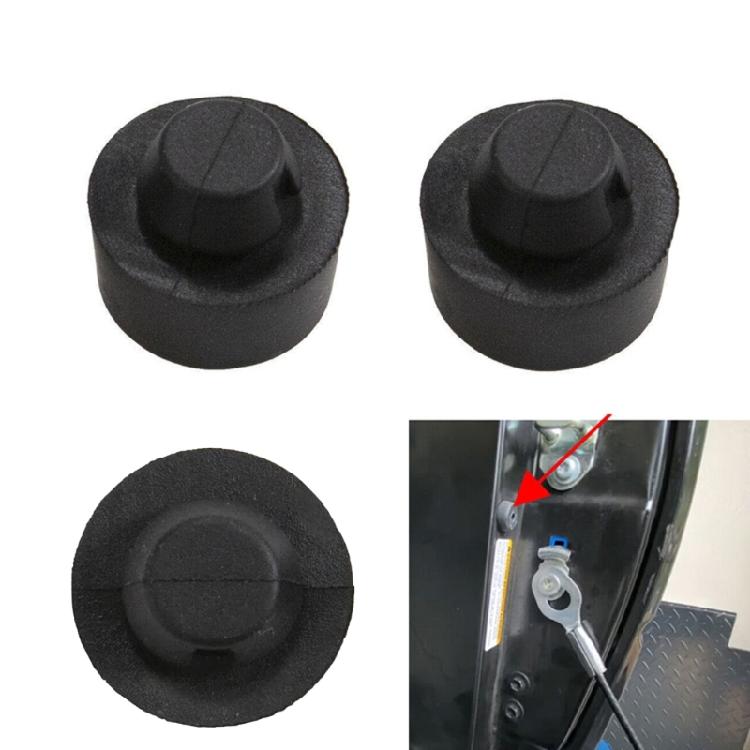 Tailgate Rubber Stoppers Tailgate Noise Dampening Shock Absorbing Pad 2pcs for Stable Performances & Reduced Vibration