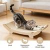 Big Size Scratch Pad And Relaxation Bed Combined Sisal Top Wooden Bottom Comfortable For Large Animals