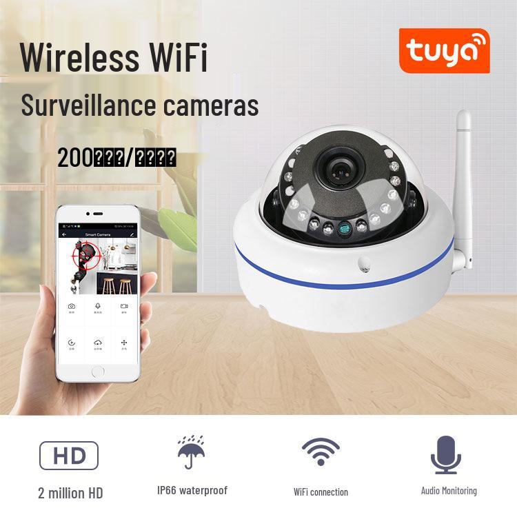 4MP & 6MP Tuya Wireless Vandal-Proof Dome Surveillance Cameras