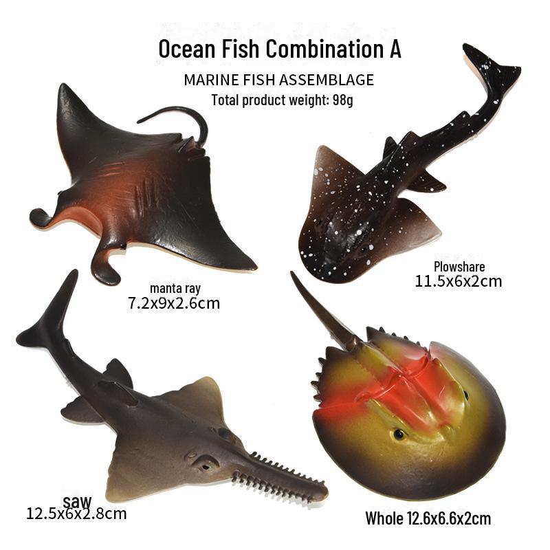 

Мягкий гель-комплект моделей динозавров Юрского периода - Игрушки Wild Animal Ocean World для детей