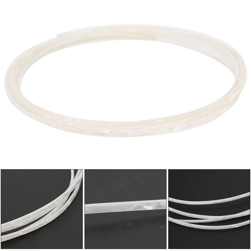 Gitarren Kantenleiste Weiß Perlmutt Farbe Dekorlinie Material Instrumentenzubehör