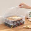 Large Capacity Transparent Stationery Organizer Box for Paintbrushes & Pencils - Stackable Storage Solution