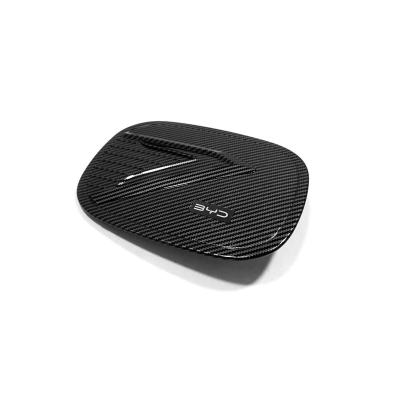 For Byd M9 2025 Accessories Car Charging Port Cover Protection Fuel Tank Cap Decorative Stickers ABS Carbon Black Styling