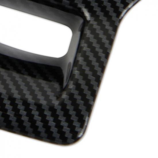 Carbon Fiber Style Interior Steering Wheel Cover Trim for KIA K5 -2024