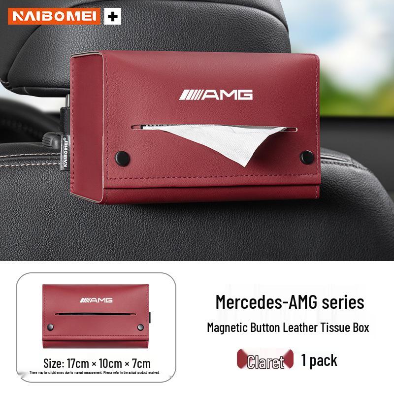 Compatible Tissue Box for Mercedes-Benz E, C, A, S-Class, GLA, GLB, GLC, Armrest Tissue Holder.