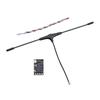 ELRS 915MHz CRSF Receiver Kit with Wire and T type Antenna Stable Signal Transmission Easy Installation