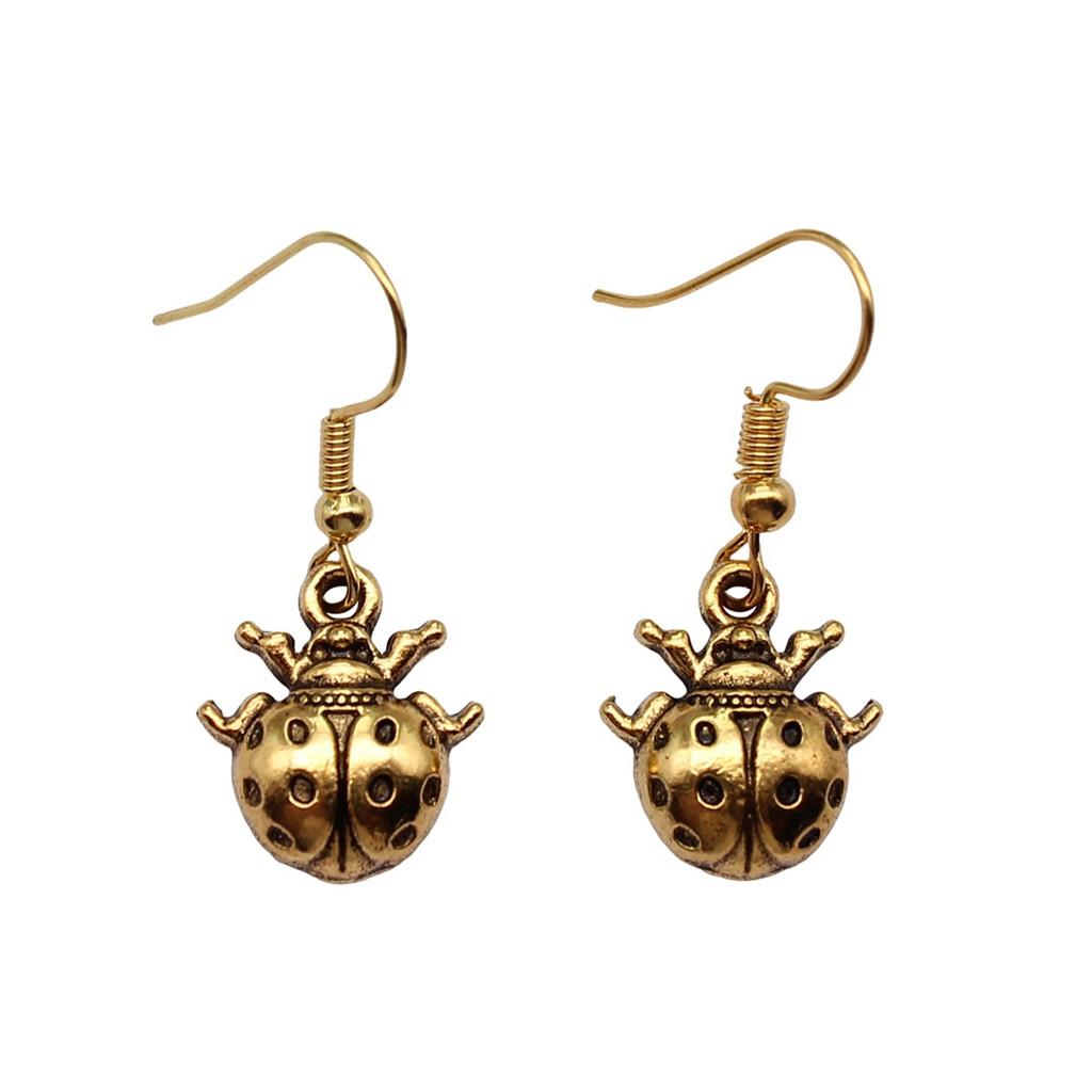 Gothic Spider Charm Dangle Earrings Halloween Horror Arachnid Drop Earrings Dark Punk Goth Jewelry