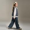 Montjoi Kids Japanese Workwear Denim Vest Set