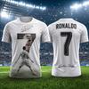 Maglia da Calcio Edizione Speciale Ronaldo N.7 Moda Oversize Maglia da Calcio Traspirante Uniforme da Allenamento per Bambini e Adulti Maglietta da Fan