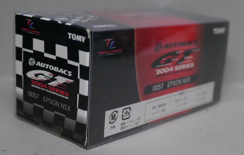Tomica Limited Epson NSX 2004 Specification x Tomica Limited Tomy No.0057 (White Blue)