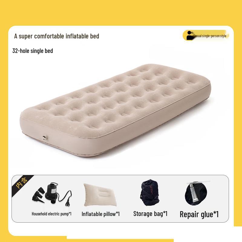 

ZISIZ Inflatable Camping Sleeping Mat 190x90x22CM