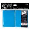 Ultra Pro Pro-Matte Eclipse Standard Manches - Bleu Clair (80 Fils Lot) - 85252 85252