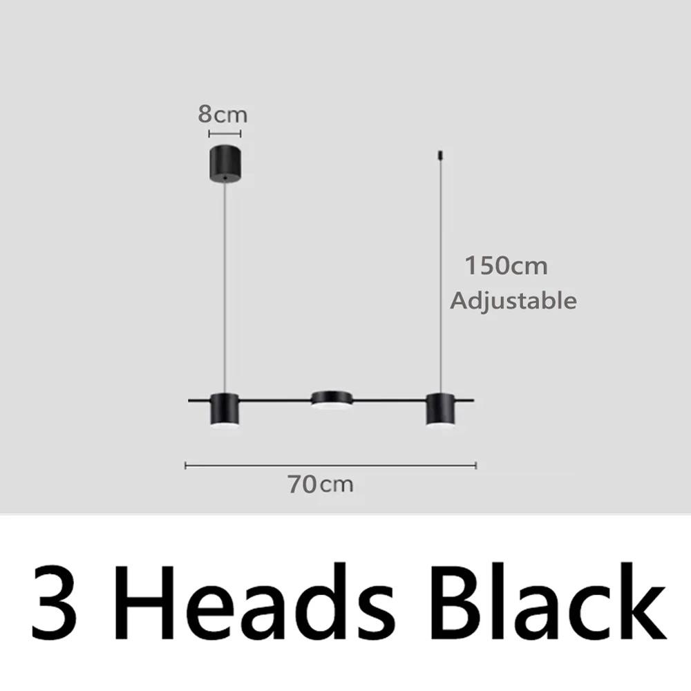 Modern LED Pendant Light Remote Dimming Indoor Lighting Art Ceiling Pendant Light Gold Long Strip Kitchen Restaurant Decoration
