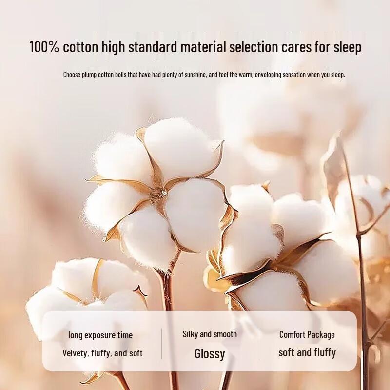 Mengjie Home Textiles 30% Soybean Fiber Antibacterial All-Season Quilt