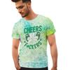 Cheers St Patricks Day Streetwear Harajuku Tshirt Vintage Green Clover  Beer T Shirts New Women Men Tiedye Holiday Tshirts