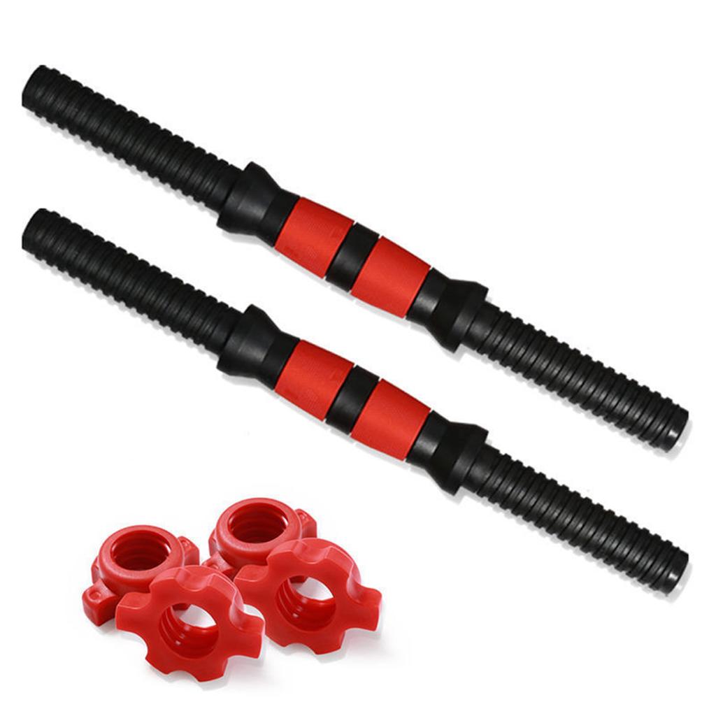 4Pcs Nonslip Dumbbell Hexagonal Nut Plastic Spinlock Collars Dumbbell Rod Nut Training Sports Accessories Enduring