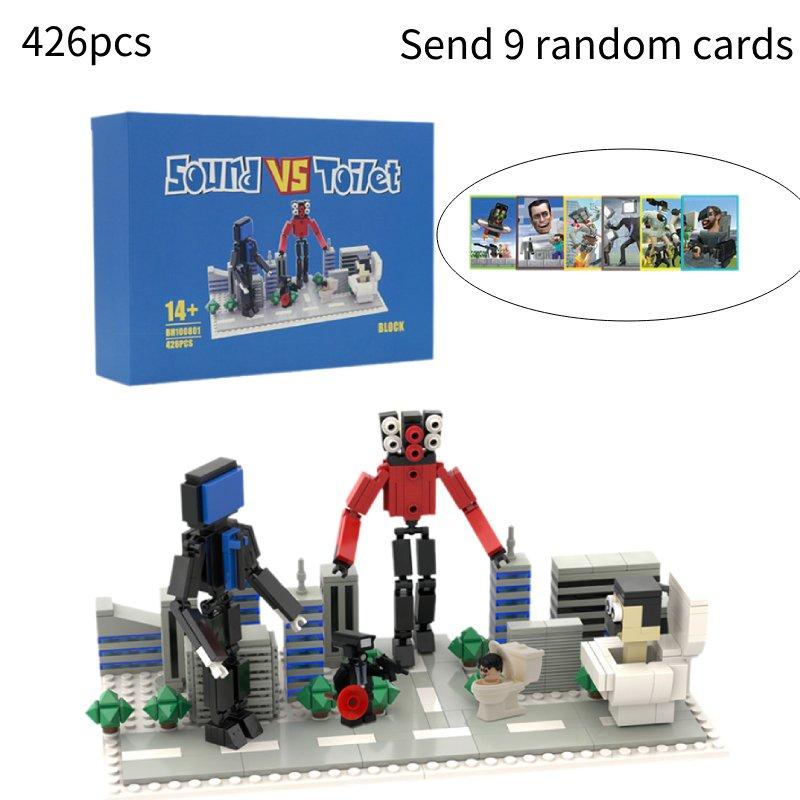 

Скибиди Туалет Сборные Строительные Блоки Игрушки Модель Подарок Украшение Настольный