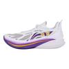 Li Ning Sonic 12 Wersja PE Amortyzacja Trwałe Niskie Buty do Koszykówki Męskie sneakers Białe Fioletowe ABAU019-13