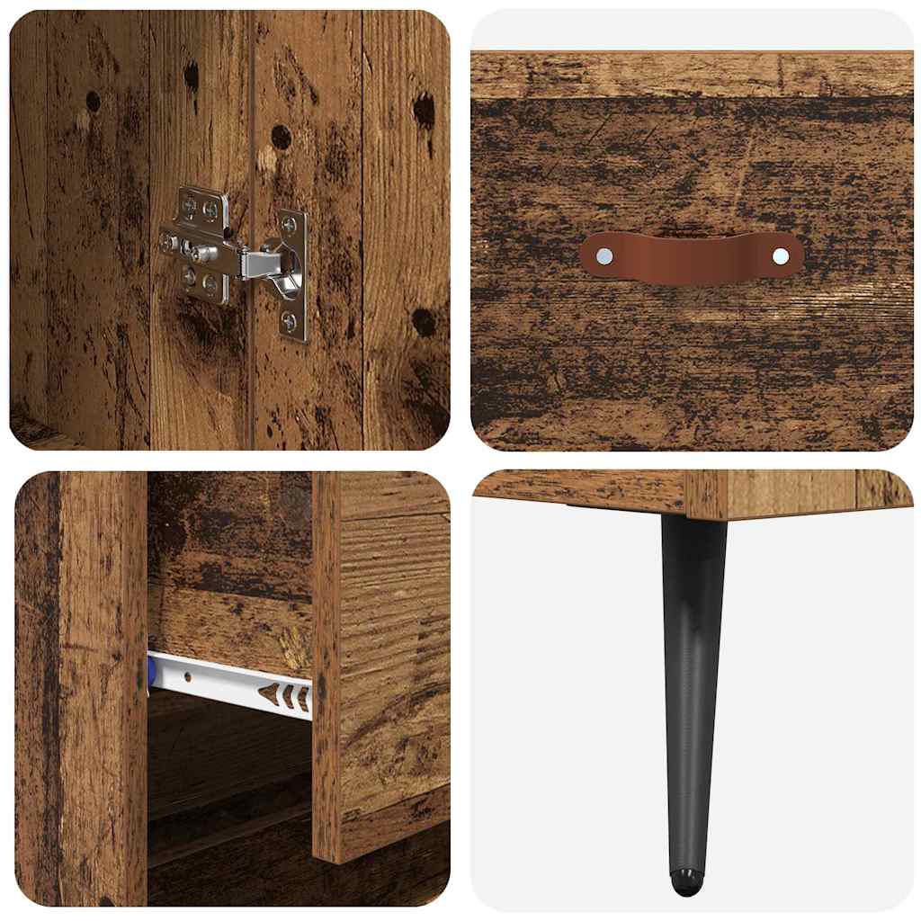 Highboard Reclaimed Wood 69.5 x 34 x 180 cm Engineered Wood