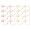 100Pcs Cute Paper Clips  Style Anti Slip Sturdy Electroplated Metal Fancy Paperclips for Family 