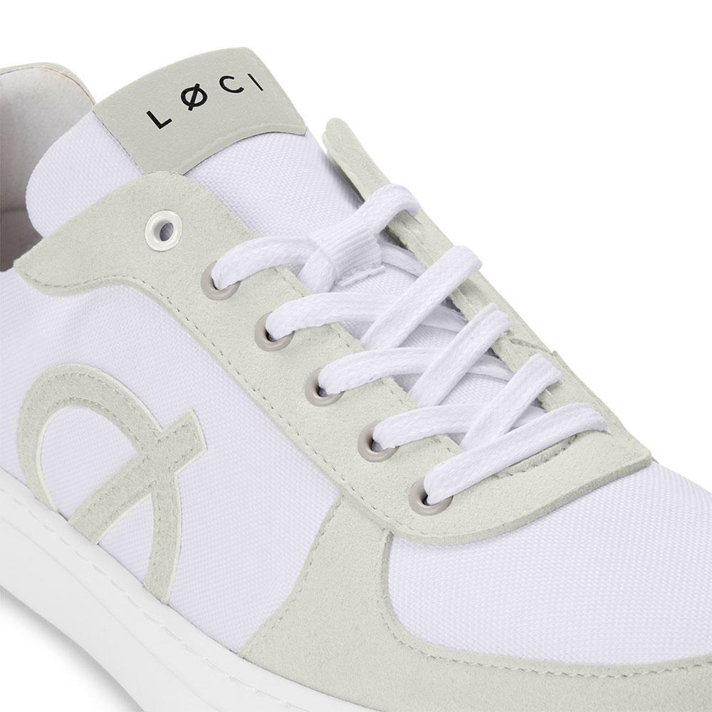 Loci 7 Vegan Sneakers White/Natural/Natural Lc-007-007