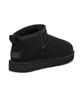 Ugg [Women] Overlock Stitch Ultra Mini Boots (Classic Ultra Mini) - Black / 1116109-Blk