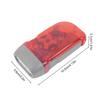 LED Dynamos Wind Up Flashlight Hand-pressing Crank No Battery Torch Camping Lamp Light For Outdoor Home Blue Red