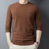 Herbst und Winter Neue männer Rundhals Pullover Dünnen Pullover männer Lange ärmeln Casual Männer Bottom Shirt top