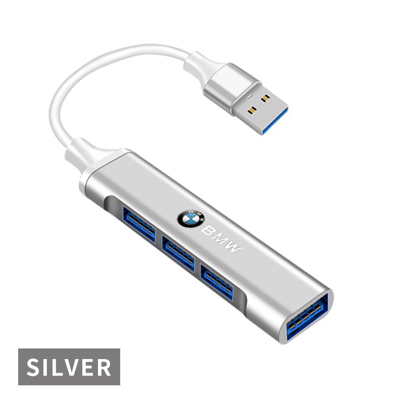 1Pc Type-C Turn USB Adapter Multi Port Distributor Hub For BMW F20 F40 F22 F30 E90 F32 F10 F06 F07 F46 M3 M4 M5 E60 Z4 G20