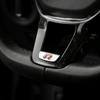 Hot 1Pcs VW Car Steering Wheel Decorative Cover R Line Emblem Sticker For Volkswagen R-Line R GTI Polo T5 T-ROC Golf Passat Scir
