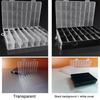 1pc Plastic Storage Box 24 Grids Clear Plastic Organizer Box Compartment Storage Container for Craft, Beads, Jewelry, Items