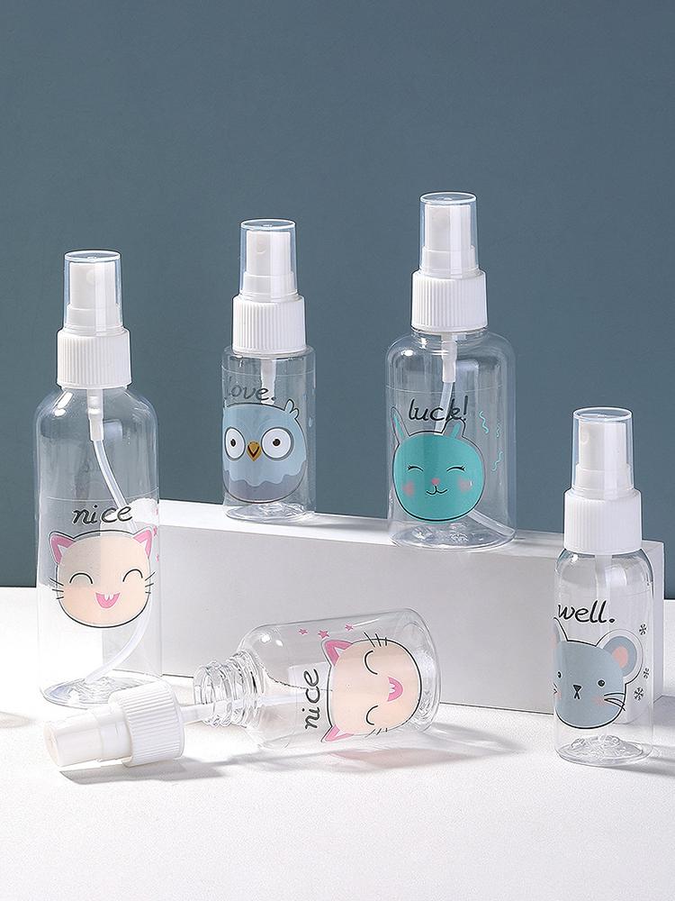 40ml Spray Bottle Single, Home, Travel Bottle, Cartoon Pet Spray Bottle, Suitable For Alcohol, Toner, Water, Transparent