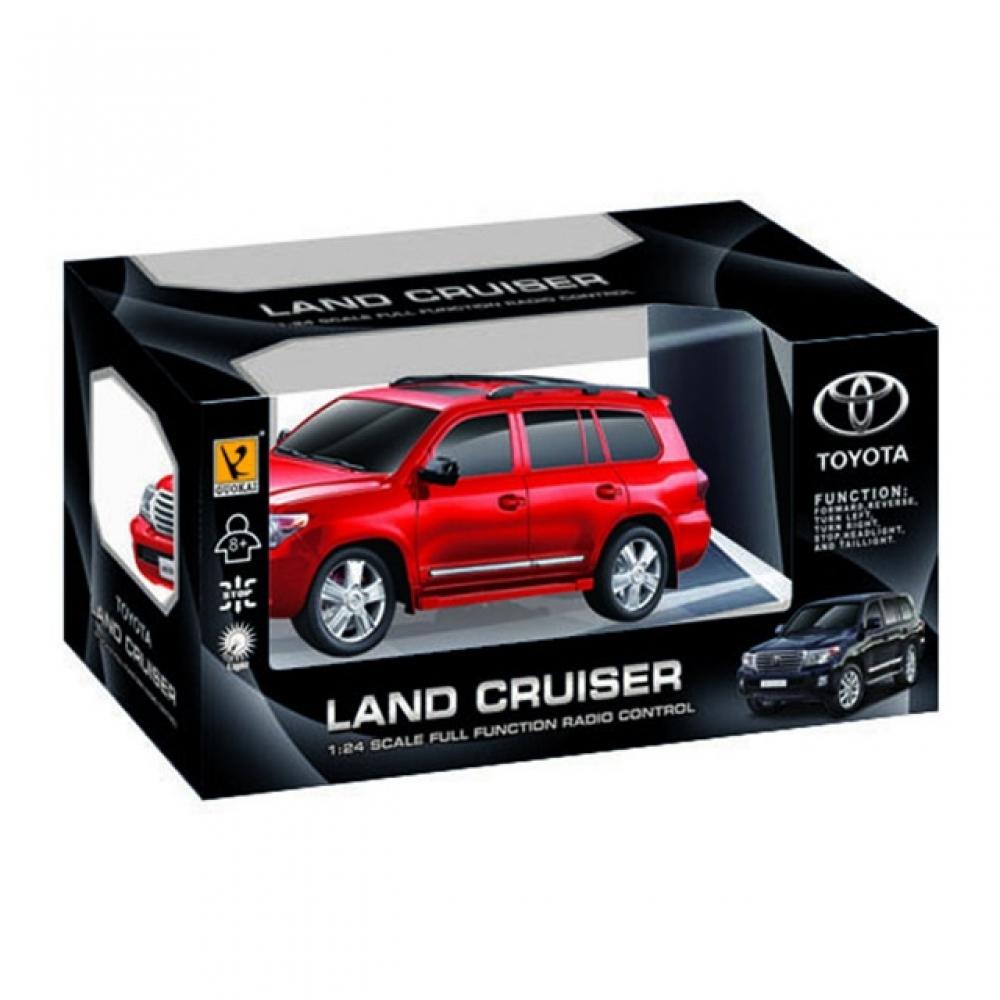     2.4ghzrc Toyota Land Cruiser  Red  Dk 866 2421