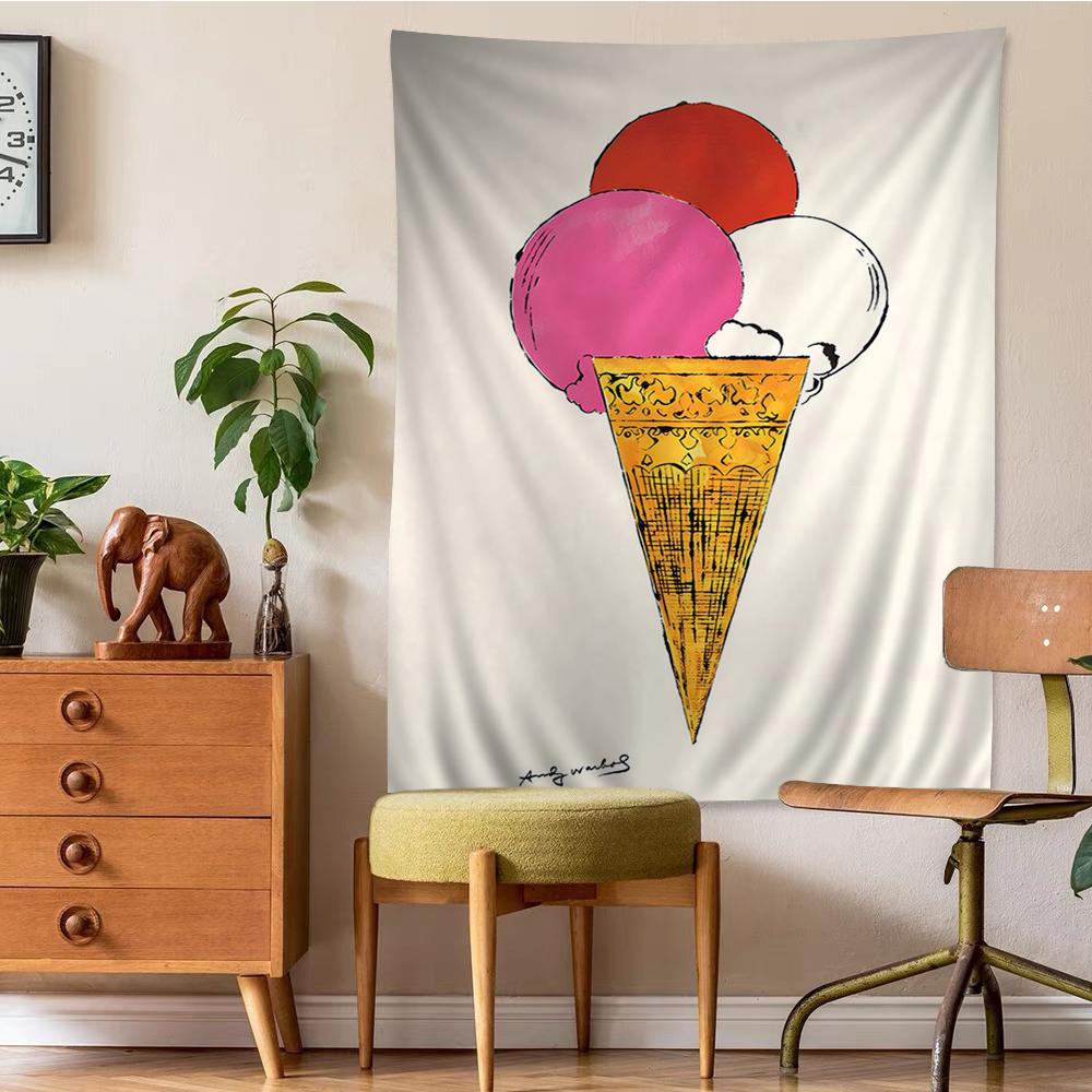 

Famous Andy Warhol Marilyn Monroe Colorful DIY Wall Tapestry Hanging Tarot Hippie Wall Rugs Dorm Home Decor 50x70cm