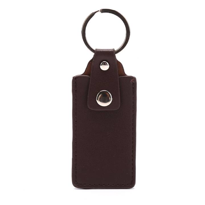 

New 1pc Leather U Disk Storage Bags Protective Cover Key Holder Black Bag Cases for USB Flash Drive Pen Drive